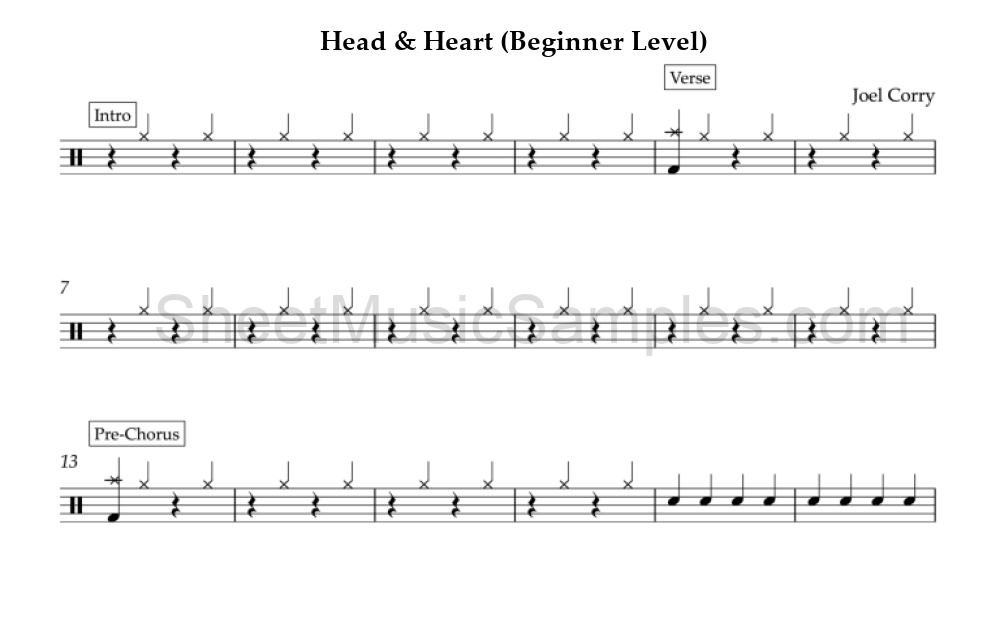 Head & Heart (Beginner Level)