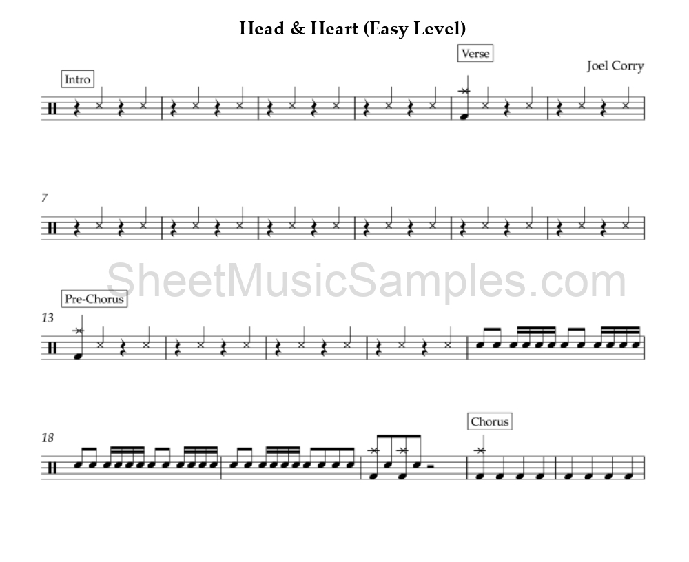 Head & Heart (Easy Level)