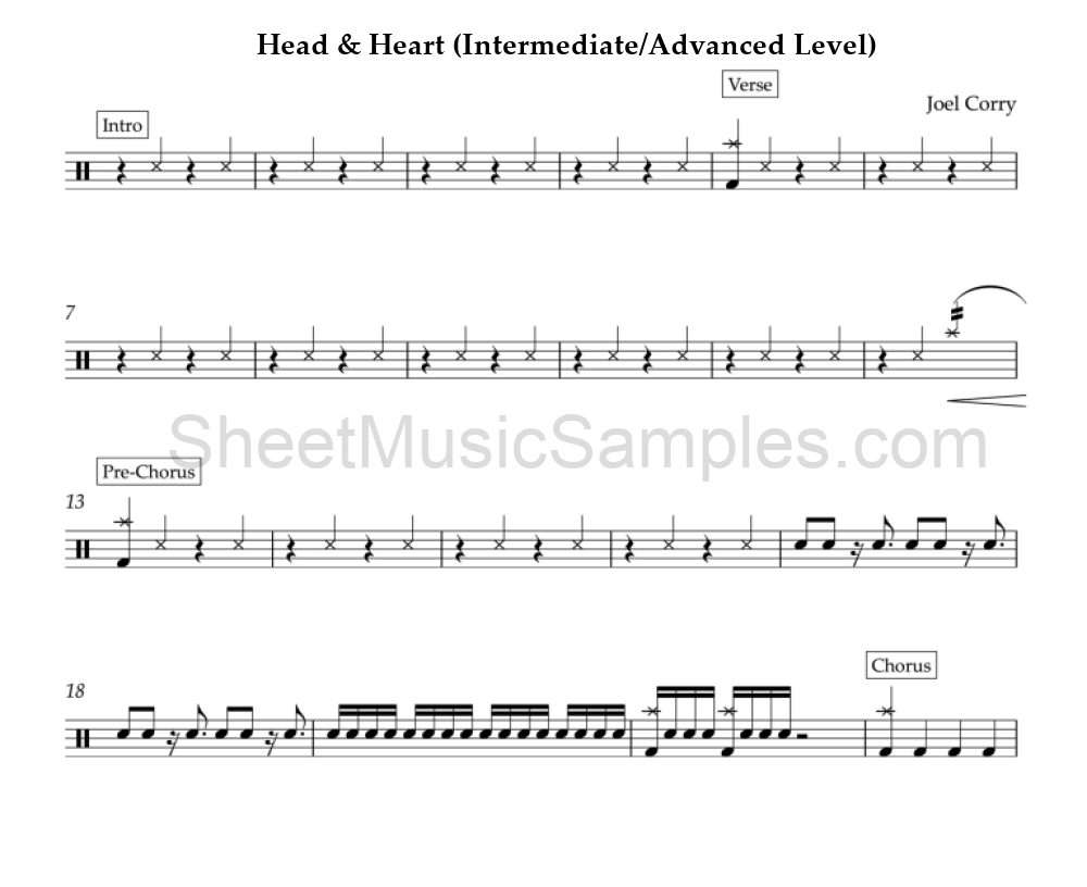 Head & Heart (Intermediate/Advanced Level)