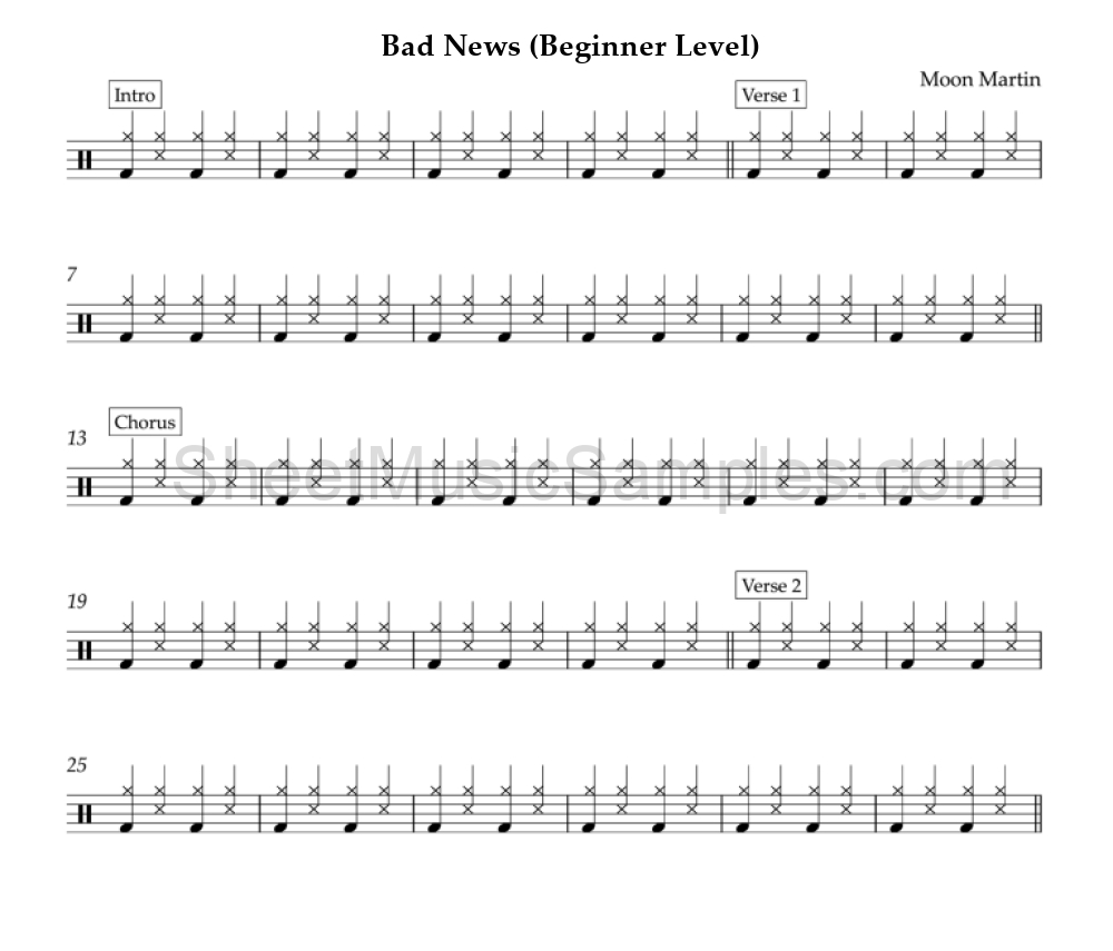 Bad News (Beginner Level)