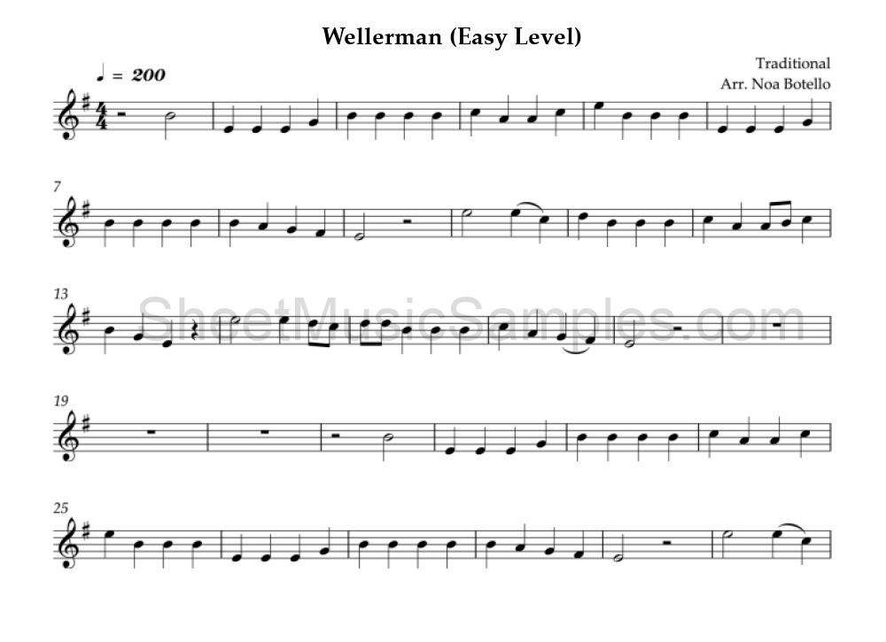 Wellerman (Easy Level)