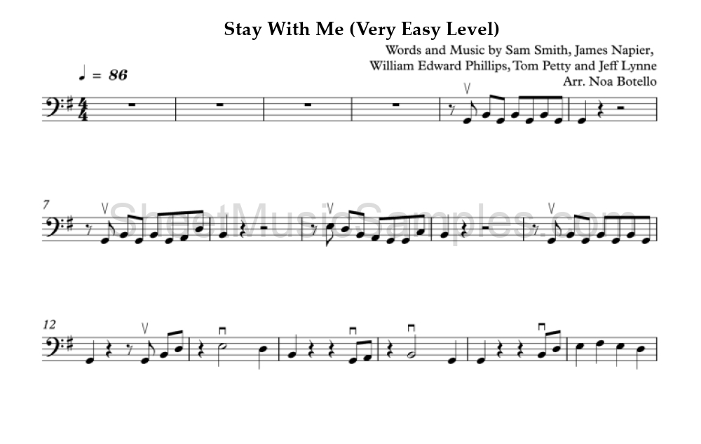 Stay With Me (Very Easy Level)