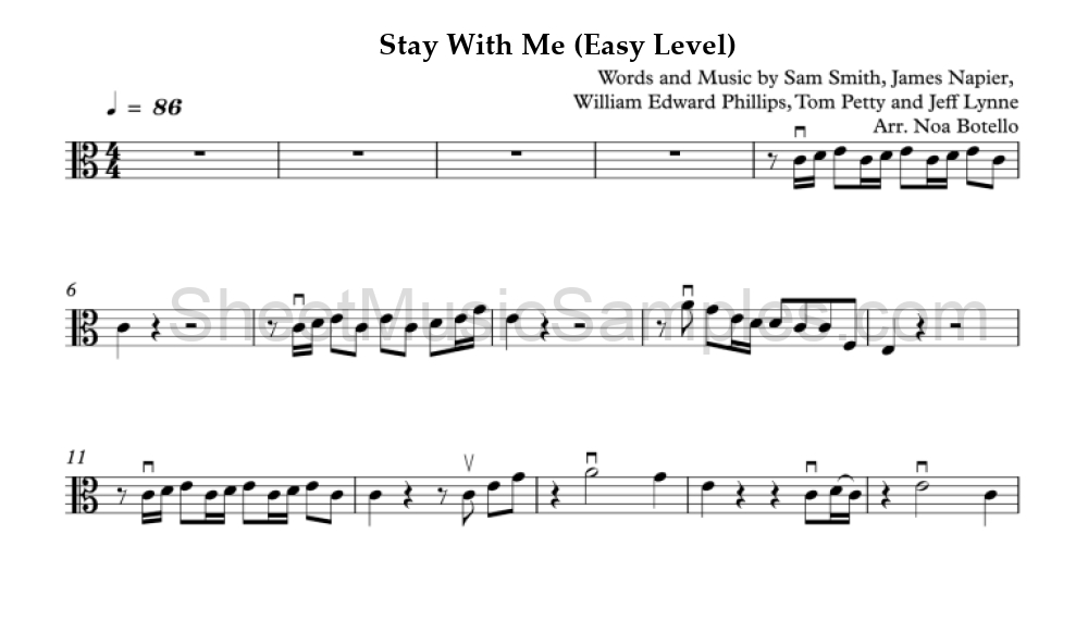 Stay With Me (Easy Level)