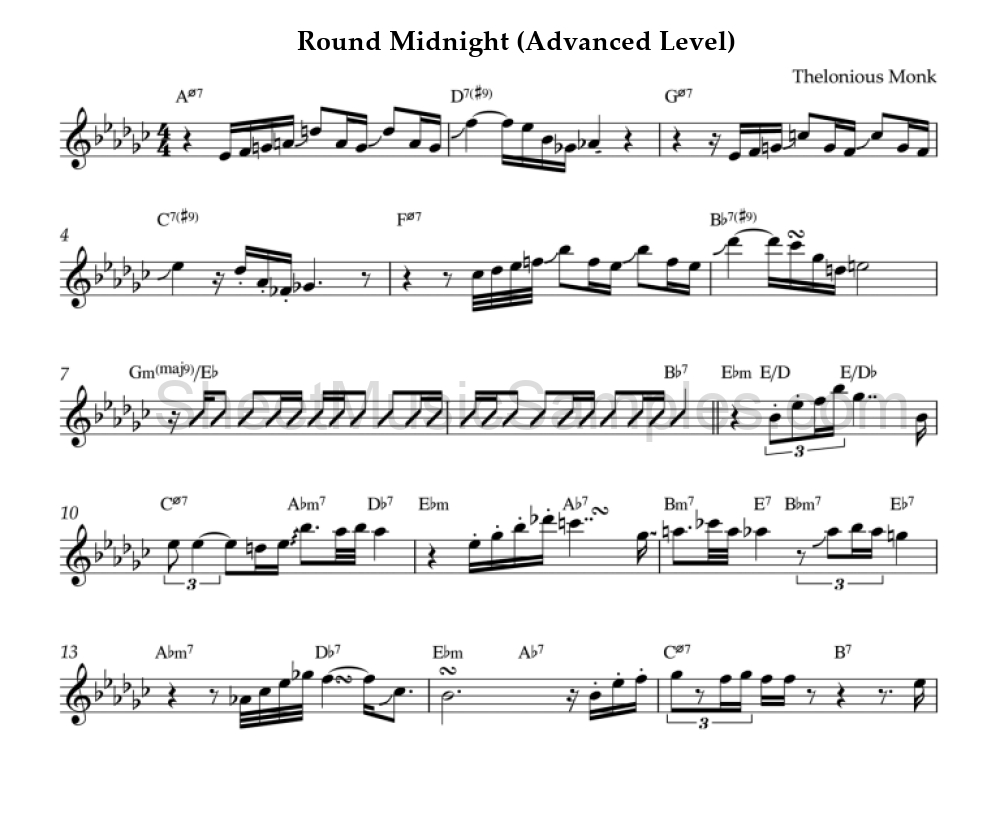 Round Midnight (Advanced Level)