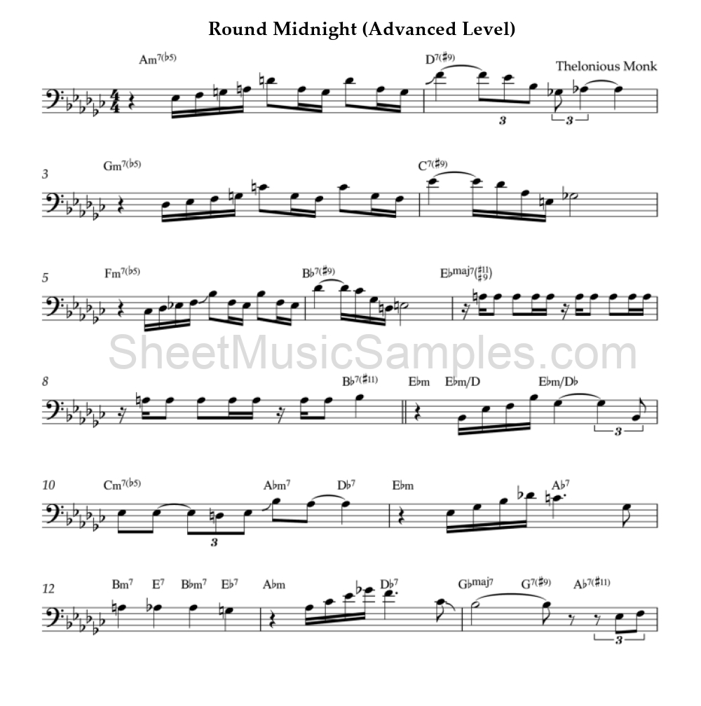 Round Midnight (Advanced Level)