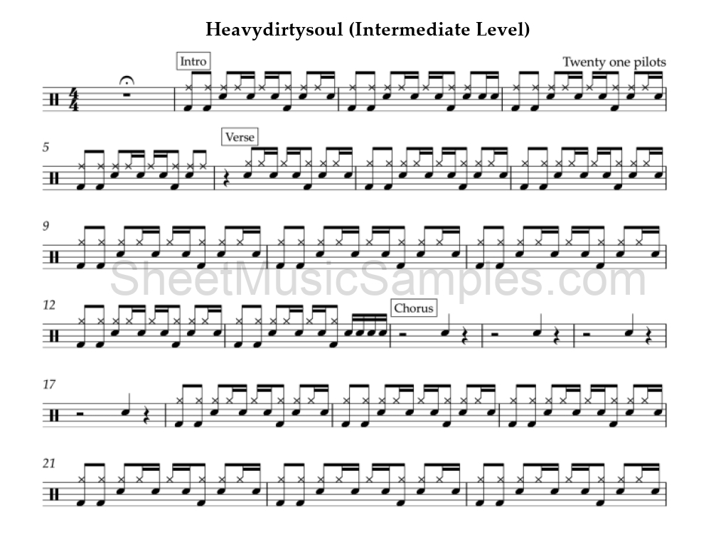 Heavydirtysoul (Intermediate Level)