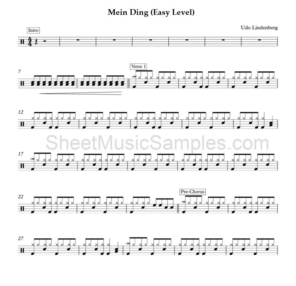 Mein Ding (Easy Level)