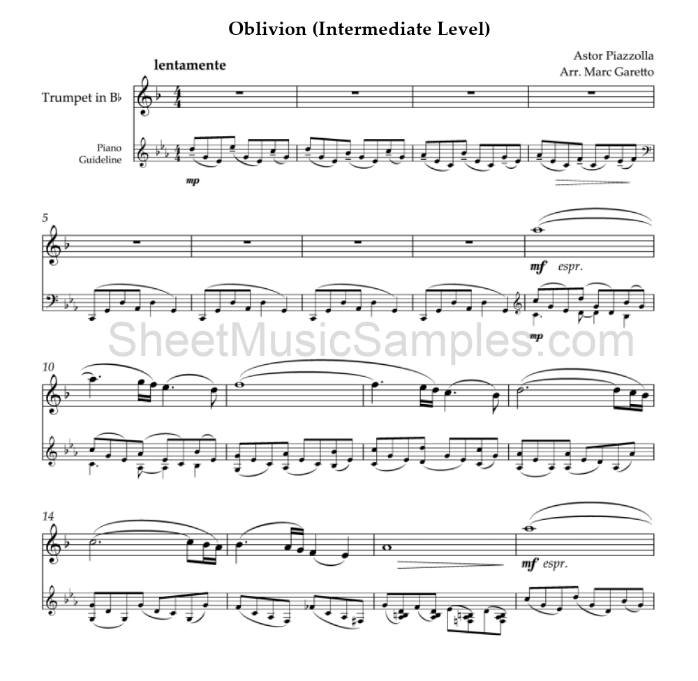 Oblivion (Intermediate Level)