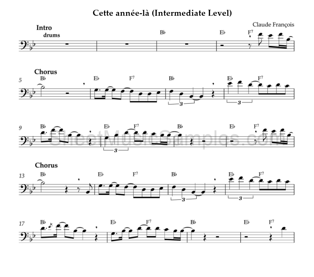 Cette année-là (Intermediate Level)