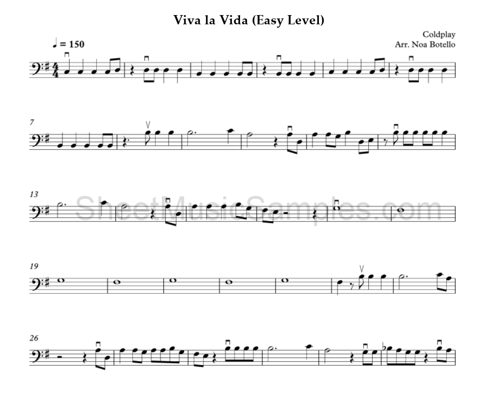 Viva la Vida (Easy Level)