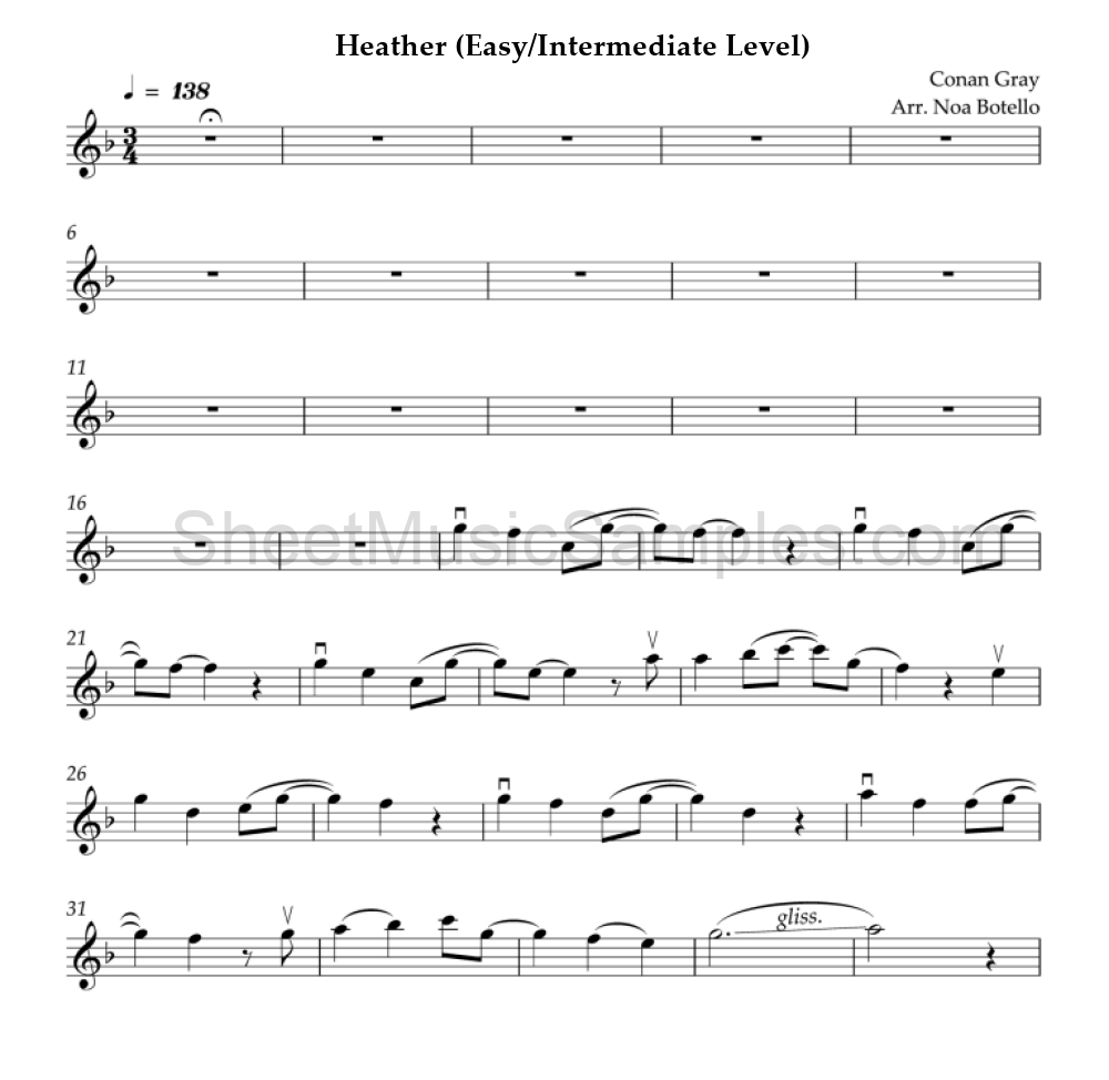 Heather (Easy/Intermediate Level)