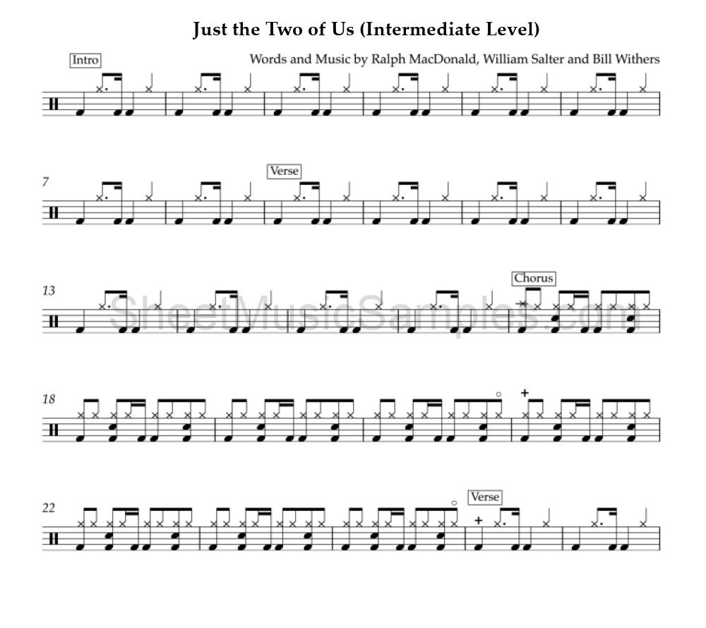 Just the Two of Us (Intermediate Level)