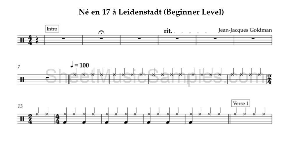 Né en 17 à Leidenstadt (Beginner Level)