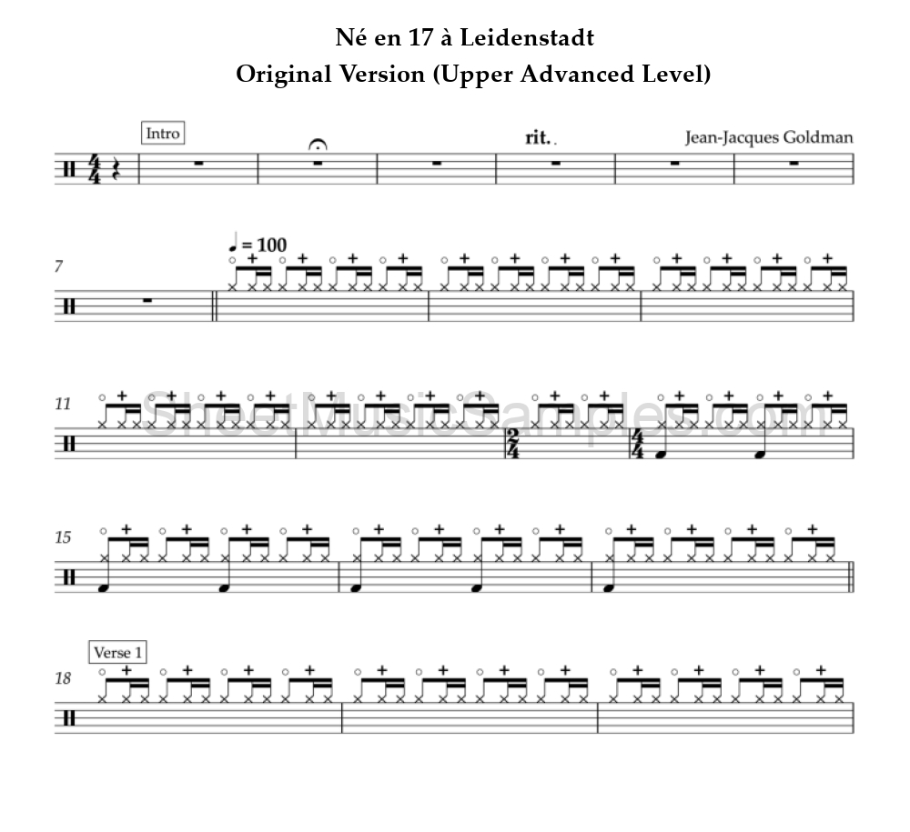 Né en 17 à Leidenstadt - Original Version (Upper Advanced Level)