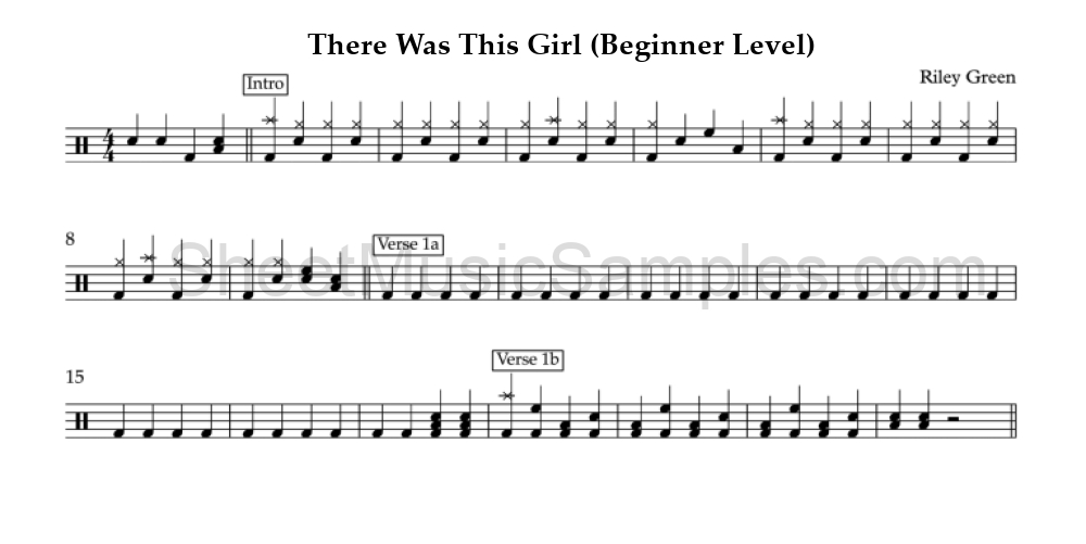 There Was This Girl (Beginner Level)