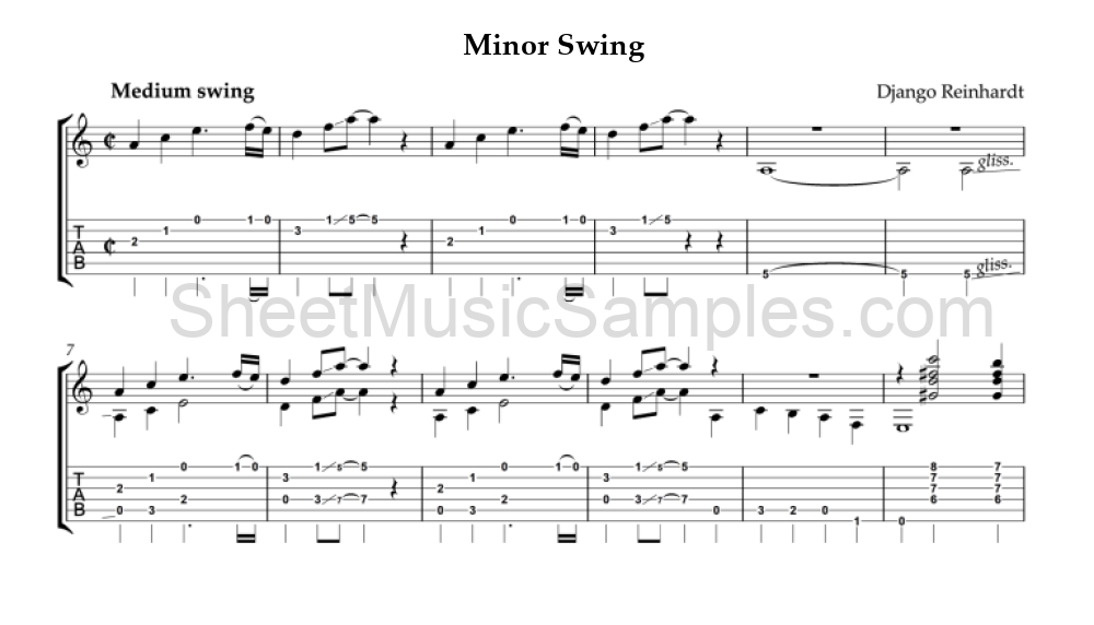 Minor Swing