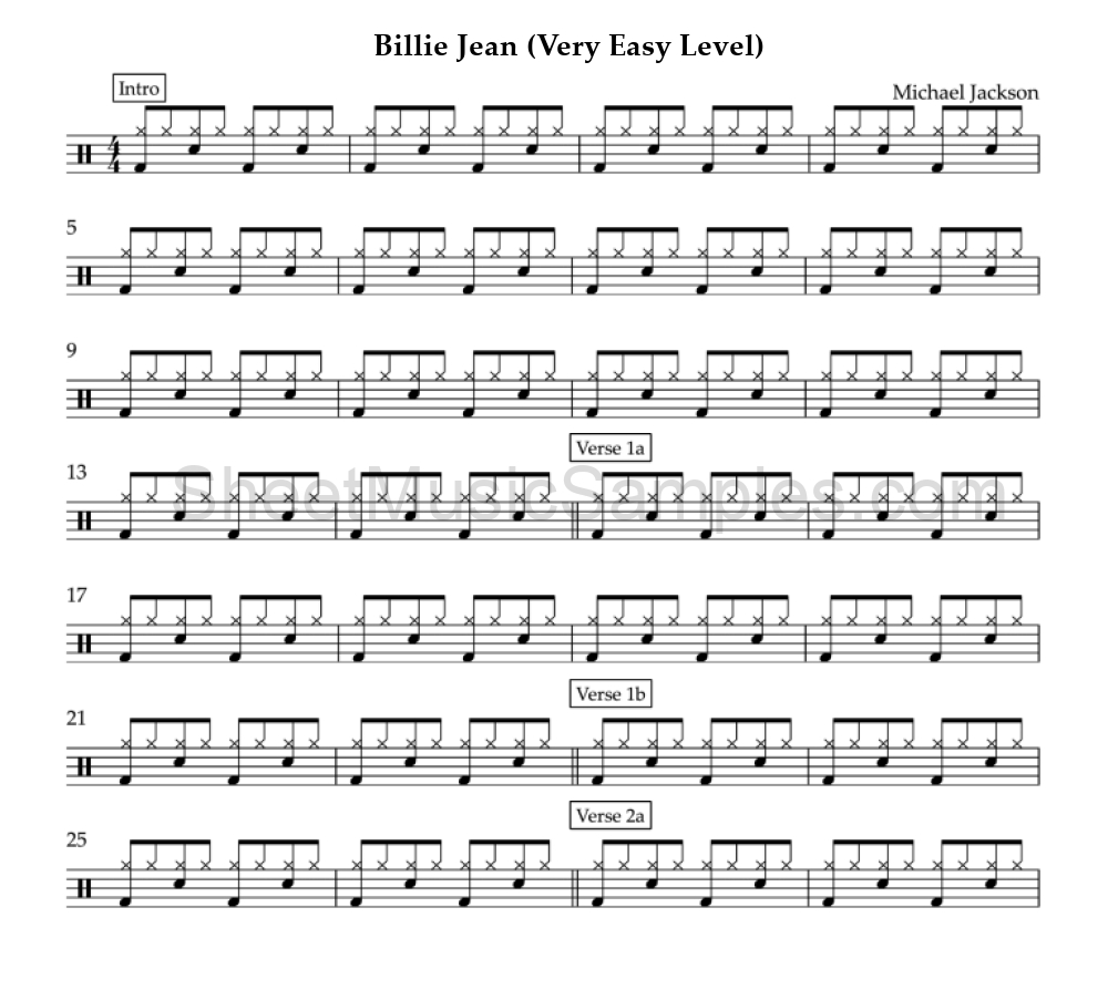 Billie Jean (Very Easy Level)