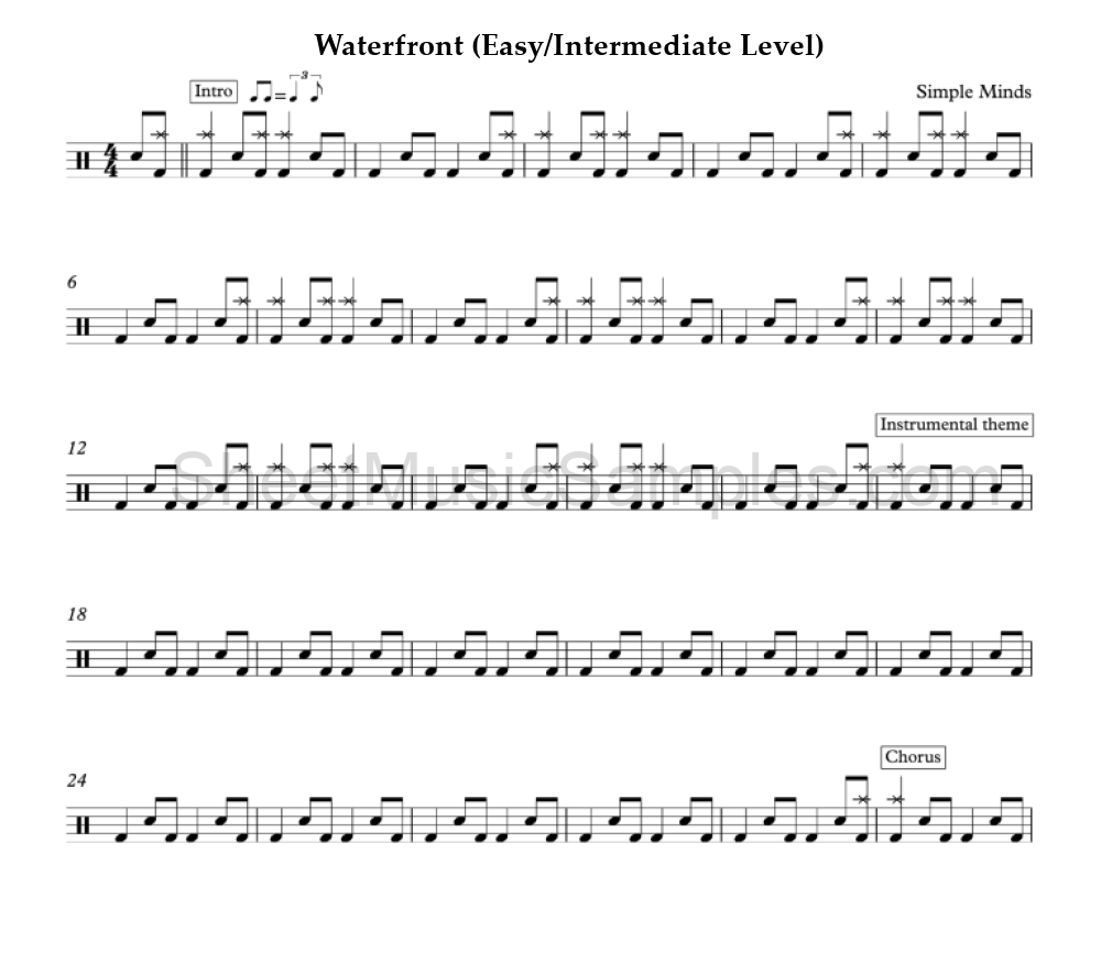 Waterfront (Easy/Intermediate Level)