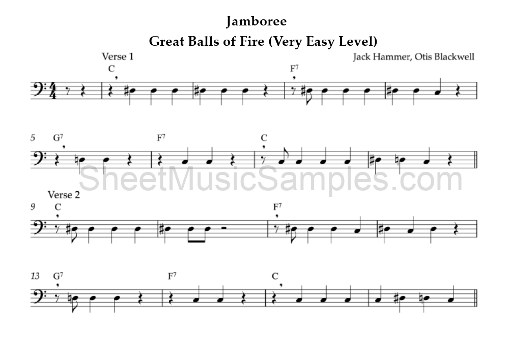 Jamboree - Great Balls of Fire (Very Easy Level)