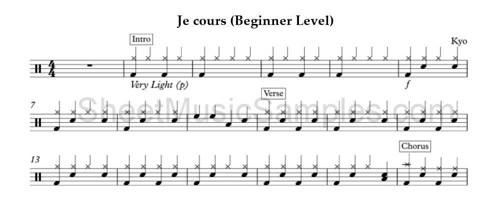 Je cours (Beginner Level)