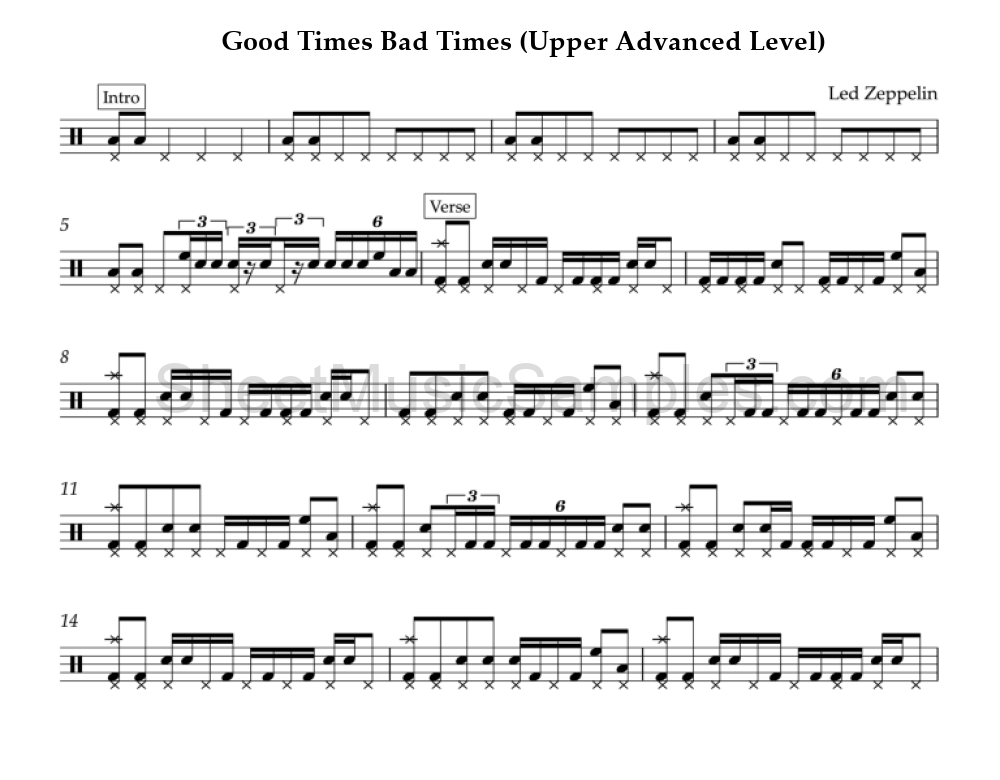 Good Times Bad Times (Upper Advanced Level)