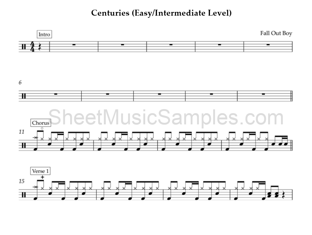 Centuries (Easy/Intermediate Level)