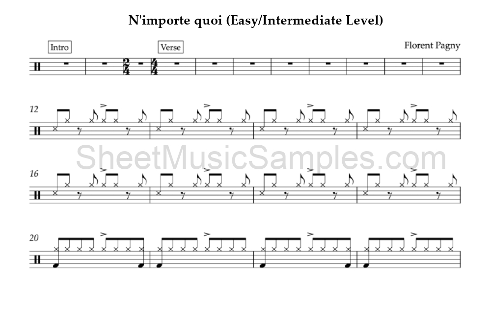 N'importe quoi (Easy/Intermediate Level)