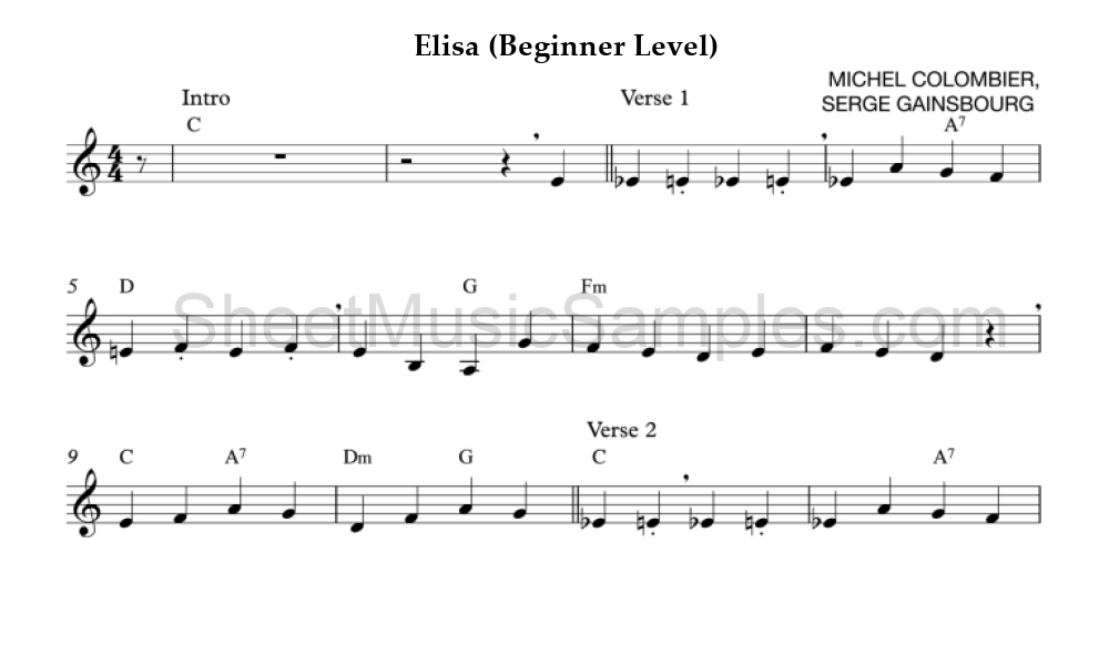 Elisa (Beginner Level)