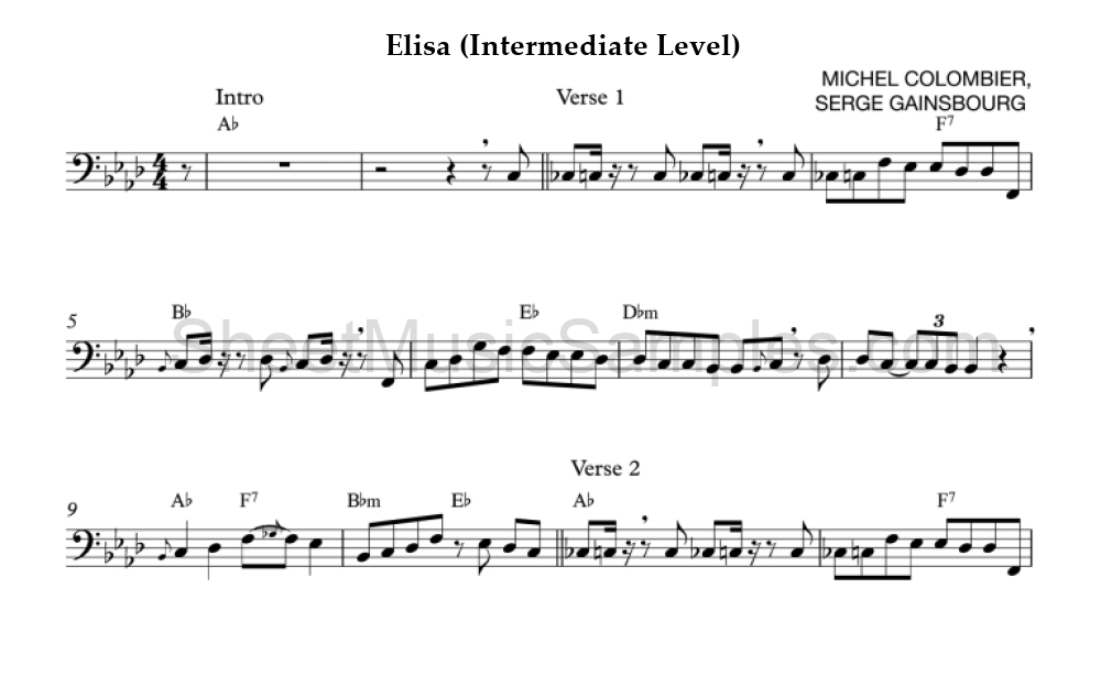 Elisa (Intermediate Level)