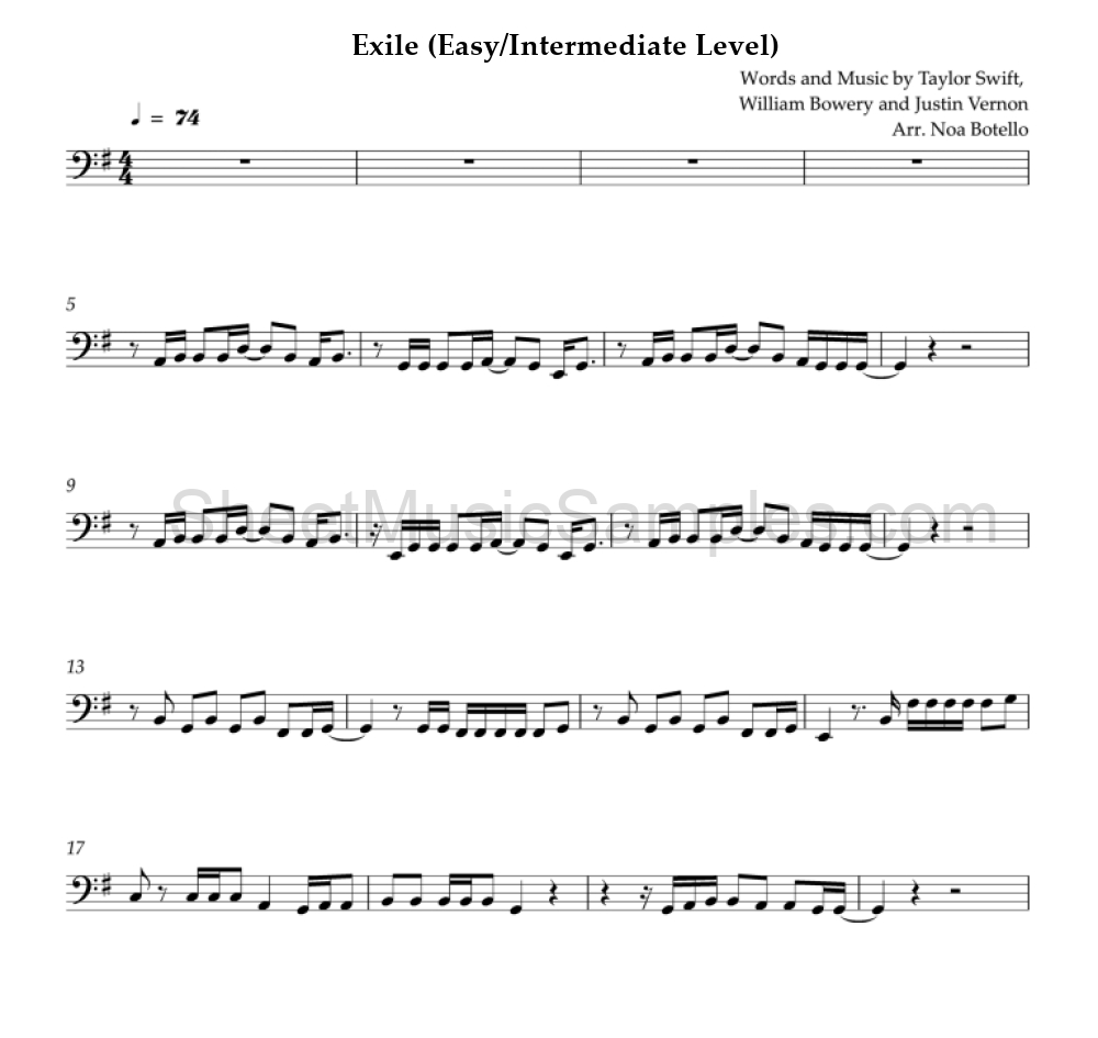 Exile (Easy/Intermediate Level)