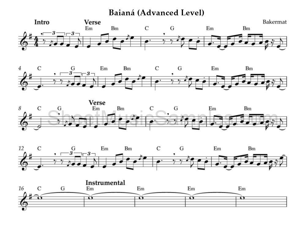 Baianá (Advanced Level)