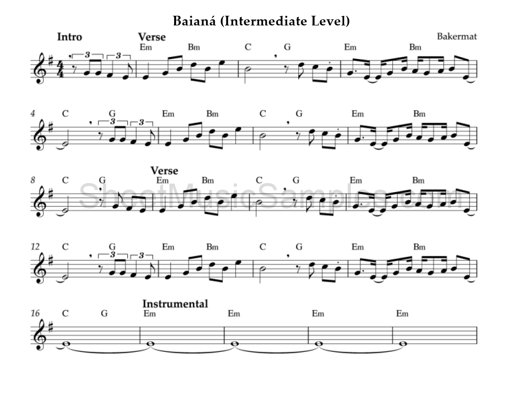 Baianá (Intermediate Level)