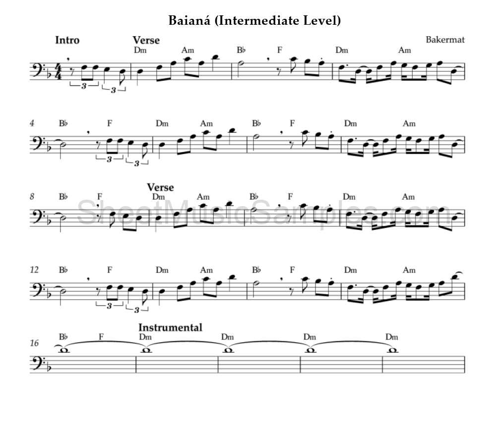 Baianá (Intermediate Level)