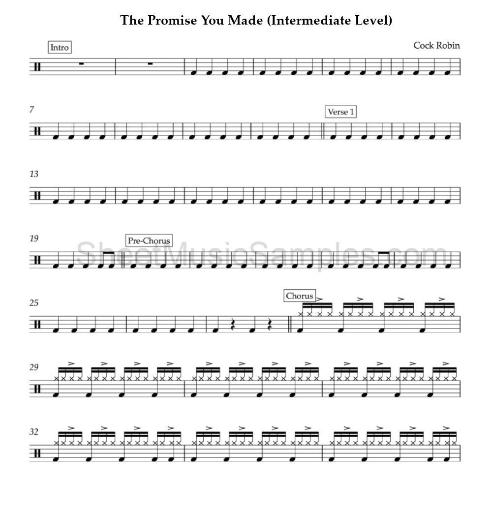 The Promise You Made (Intermediate Level)