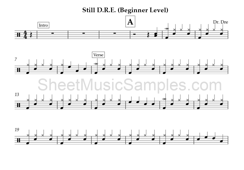 Still D.R.E. (Beginner Level)