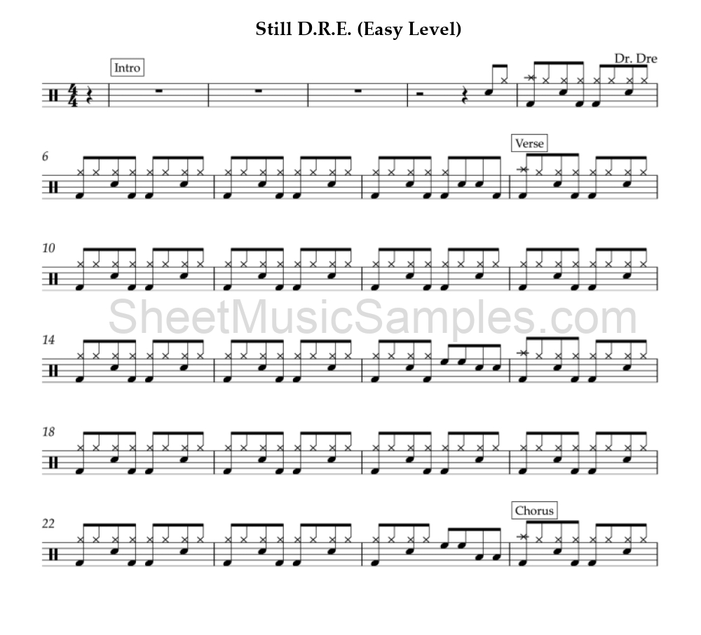 Still D.R.E. (Easy Level)