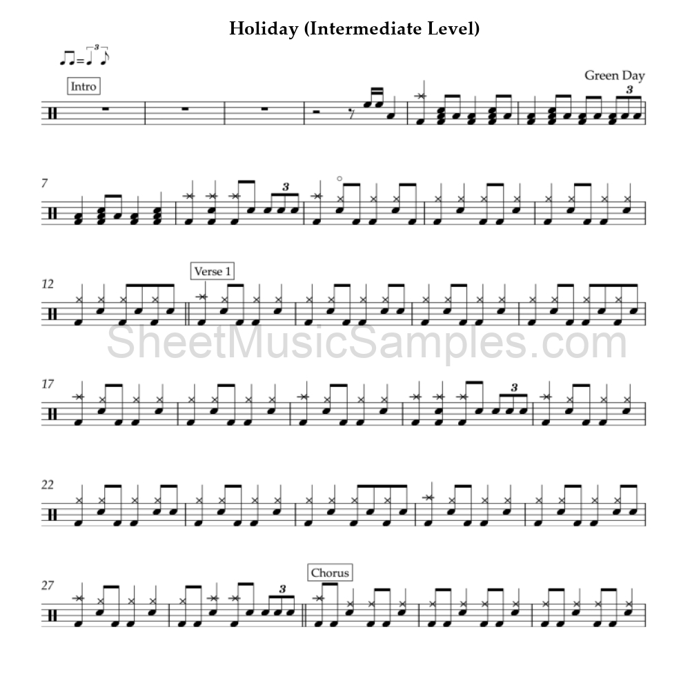 Holiday (Intermediate Level)