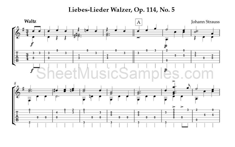 Liebes-Lieder Walzer, Op. 114, No. 5