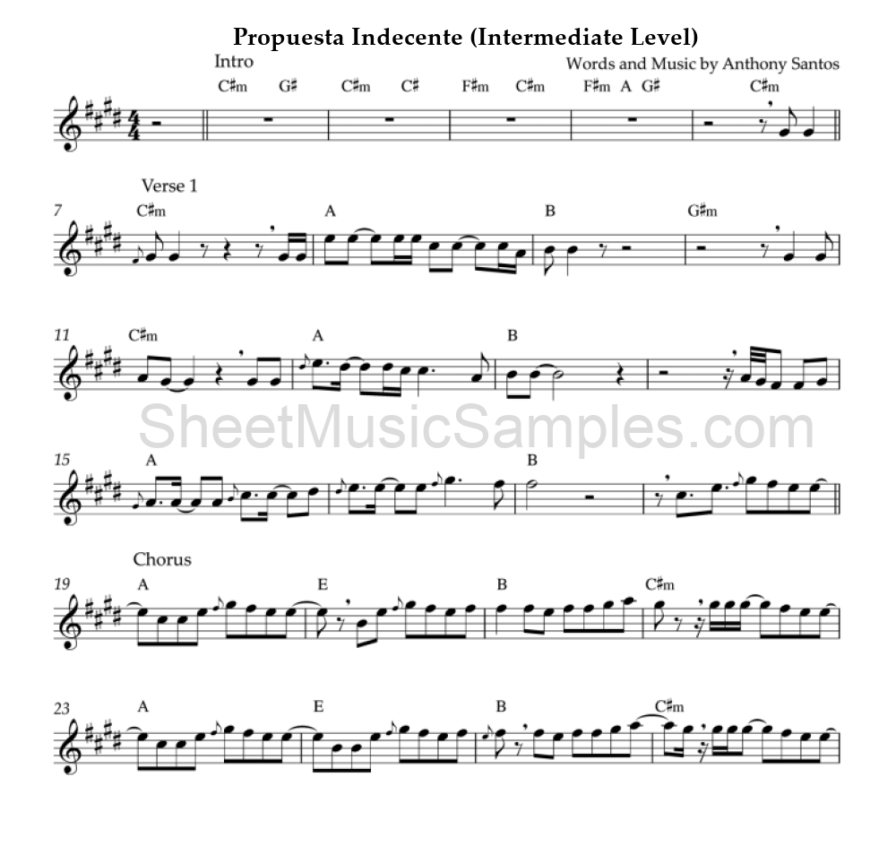 Propuesta Indecente (Intermediate Level)