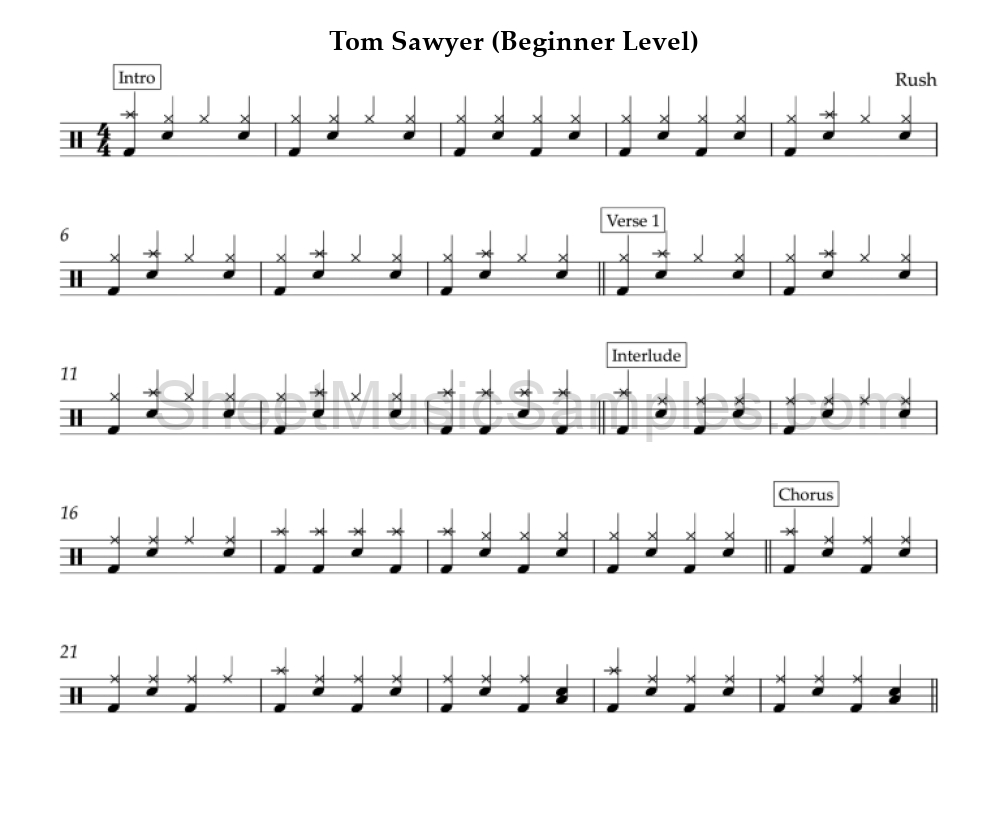 Tom Sawyer (Beginner Level)