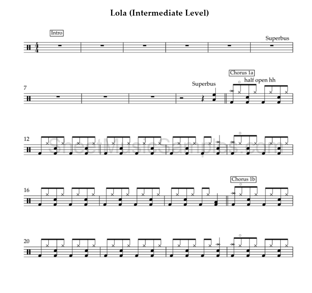 Lola (Intermediate Level)