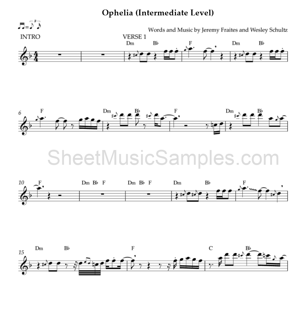 Ophelia (Intermediate Level)