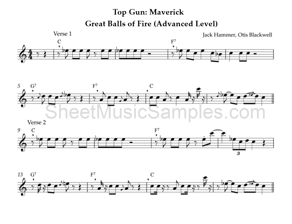 Top Gun: Maverick - Great Balls of Fire (Advanced Level)