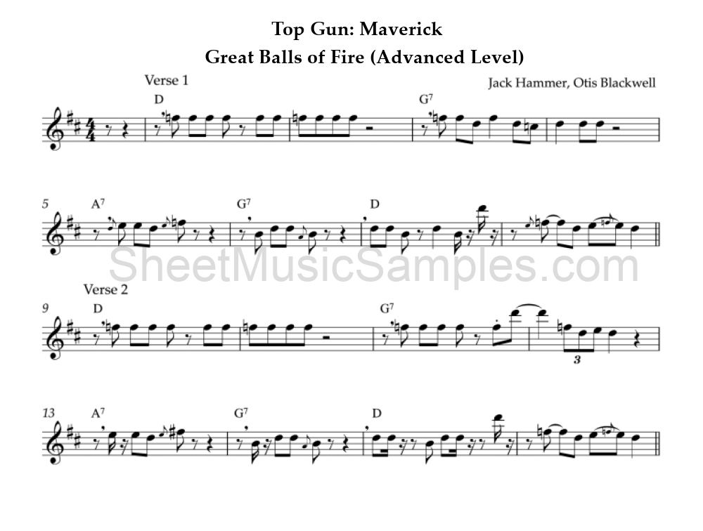 Top Gun: Maverick - Great Balls of Fire (Advanced Level)