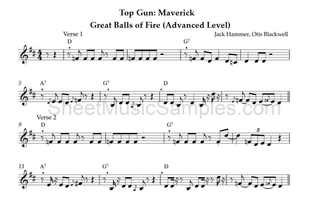 Top Gun: Maverick - Great Balls of Fire (Advanced Level)