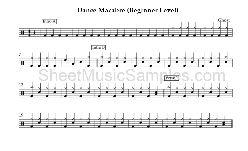 Dance Macabre (Beginner Level)