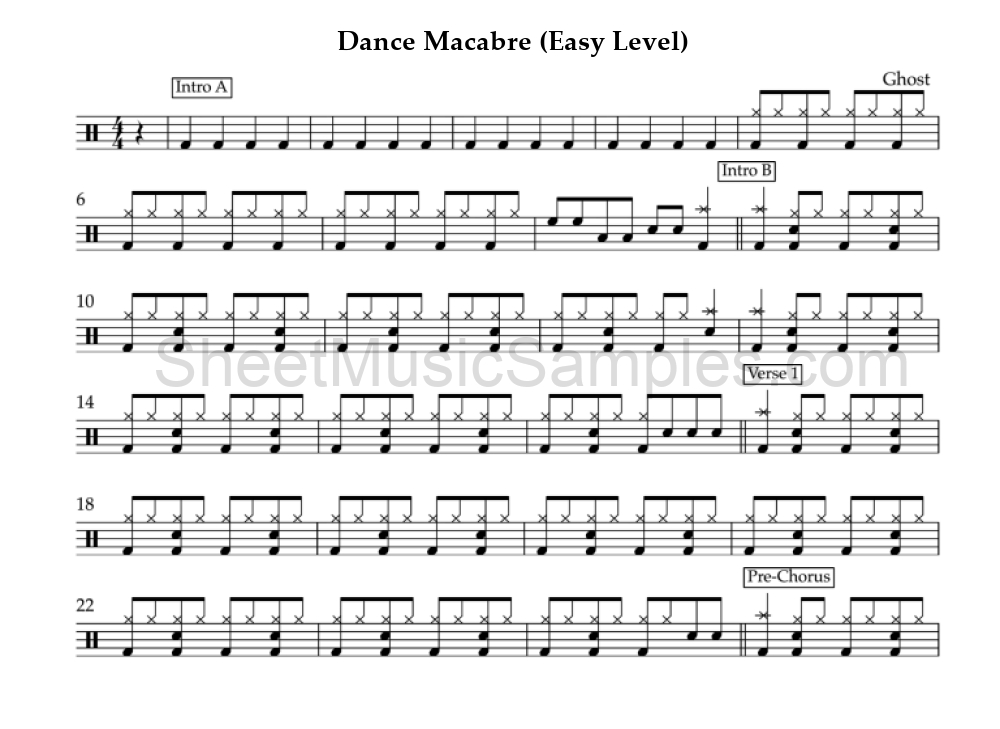 Dance Macabre (Easy Level)