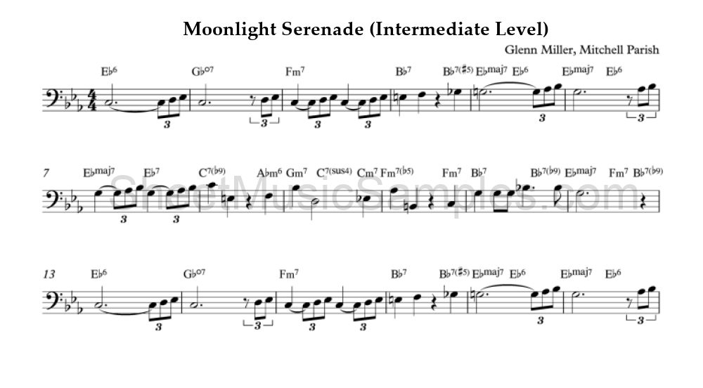 Moonlight Serenade (Intermediate Level)