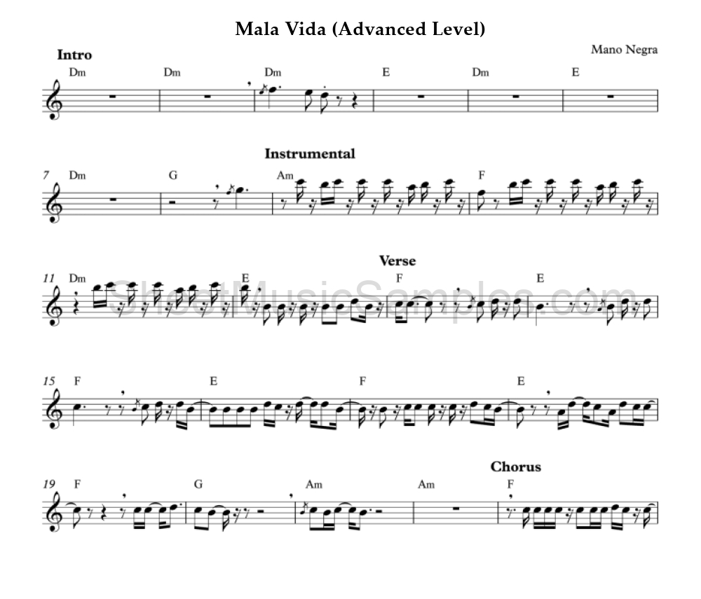 Mala Vida (Advanced Level)