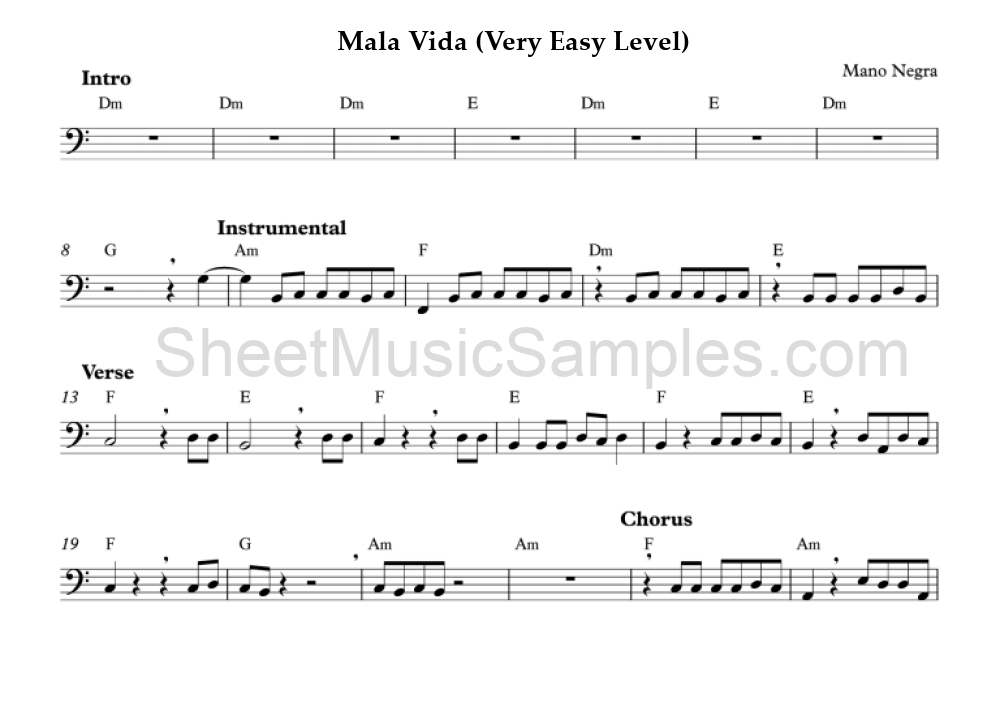 Mala Vida (Very Easy Level)